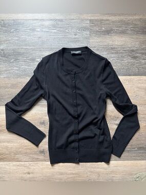 Dolce & Gabbana Staff Black Women's Button-Front Cardigan sz 40
